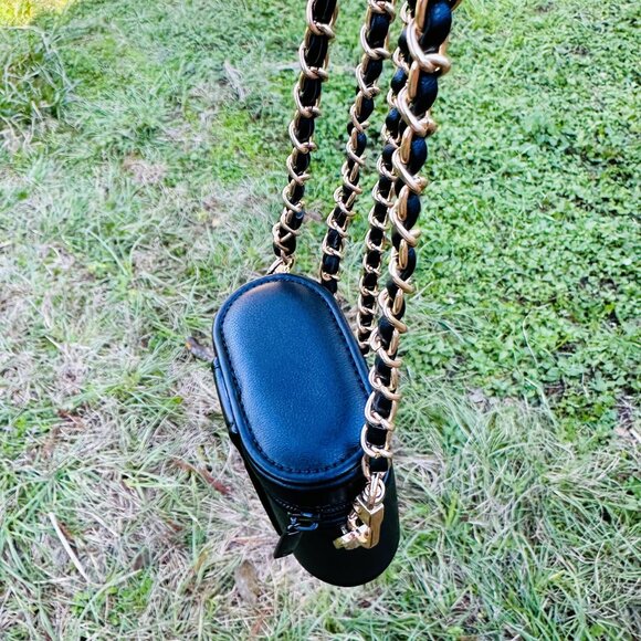 Chanel No. 1 GWP Black Crossbody Hard Sided Lipstick/Card/Cash/Key Case NEW - Picture 6 of 14